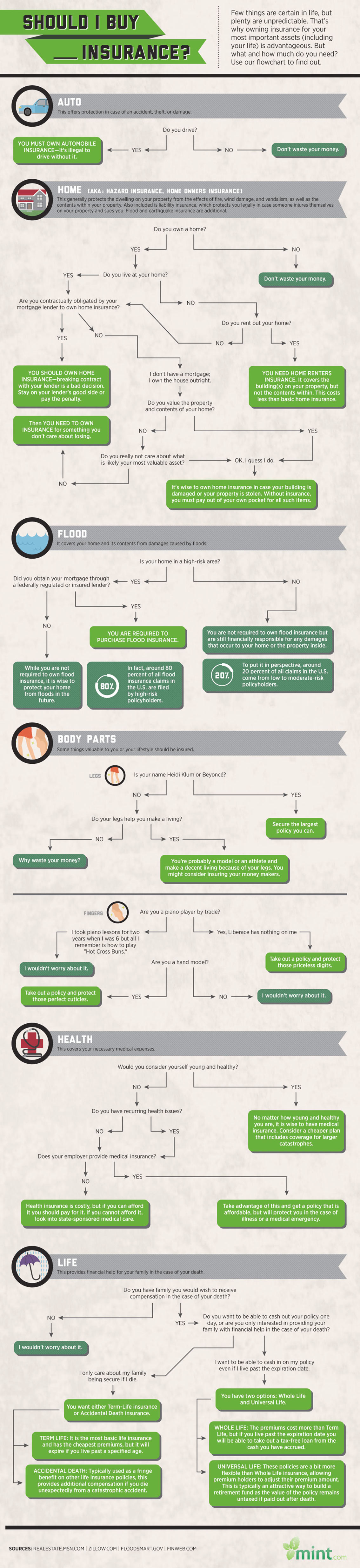 Should I Buy Insurance Infographic