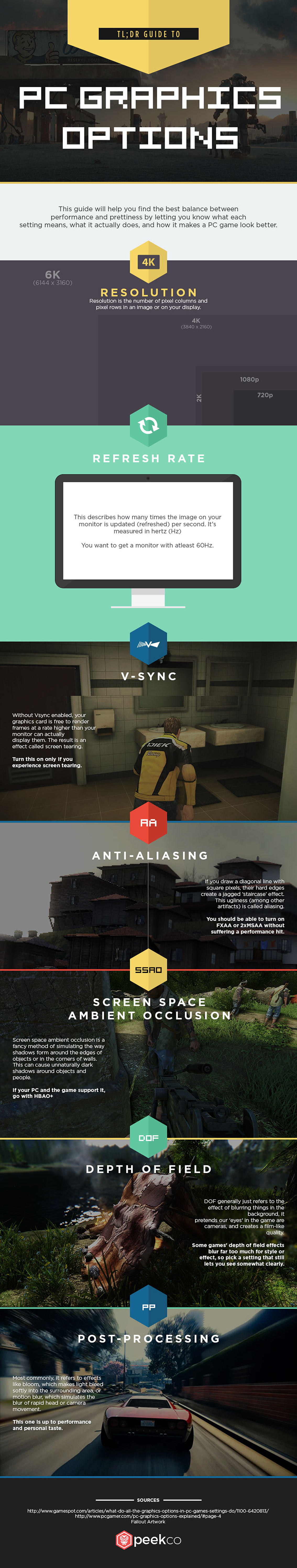 Guide to PC Graphics Options Infographic