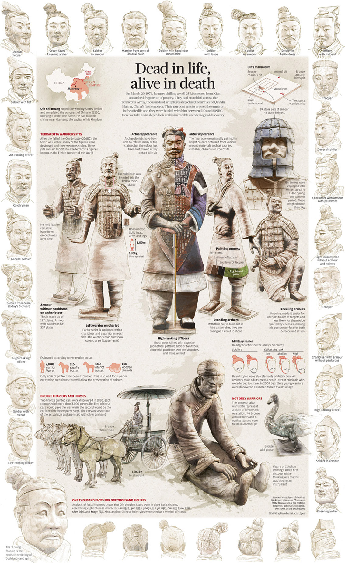 Terracotta Warriors Facts and Information Infographic