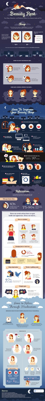 Beauty Benefits of a Good Night Sleep [Infographic]