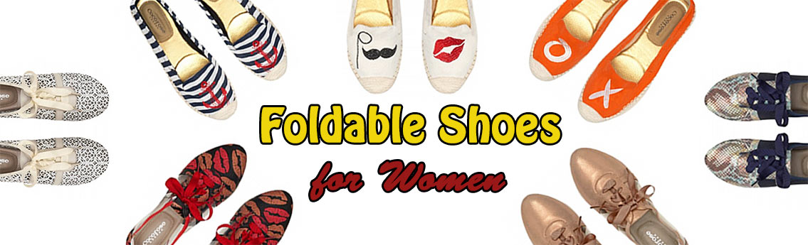Fashionable Foldable Shoes for Women