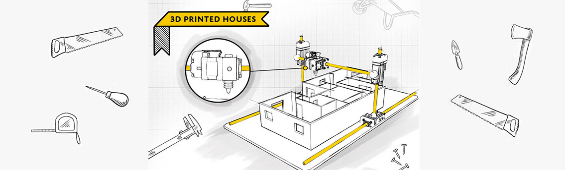 Using 3D Printing and Innovative Materials for House Construction 3d Printing Architecture House Construction