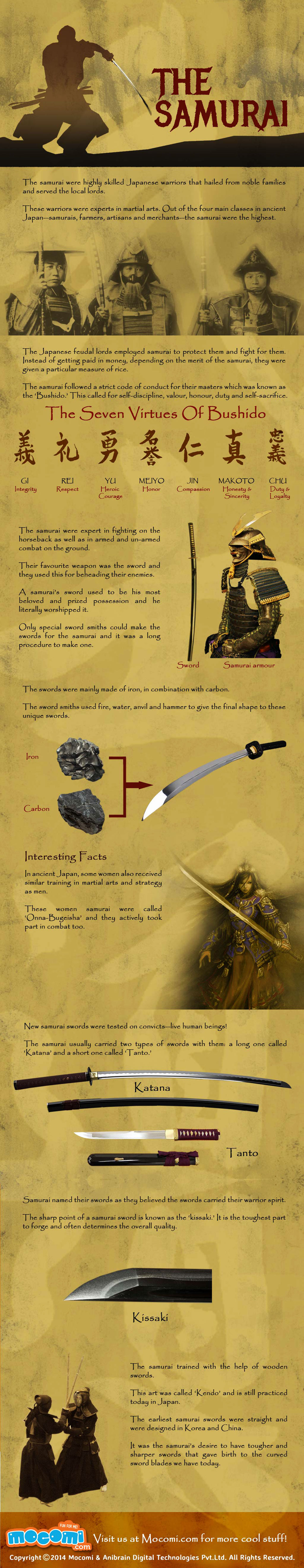 Brief History of Samurai Warriors Infographic